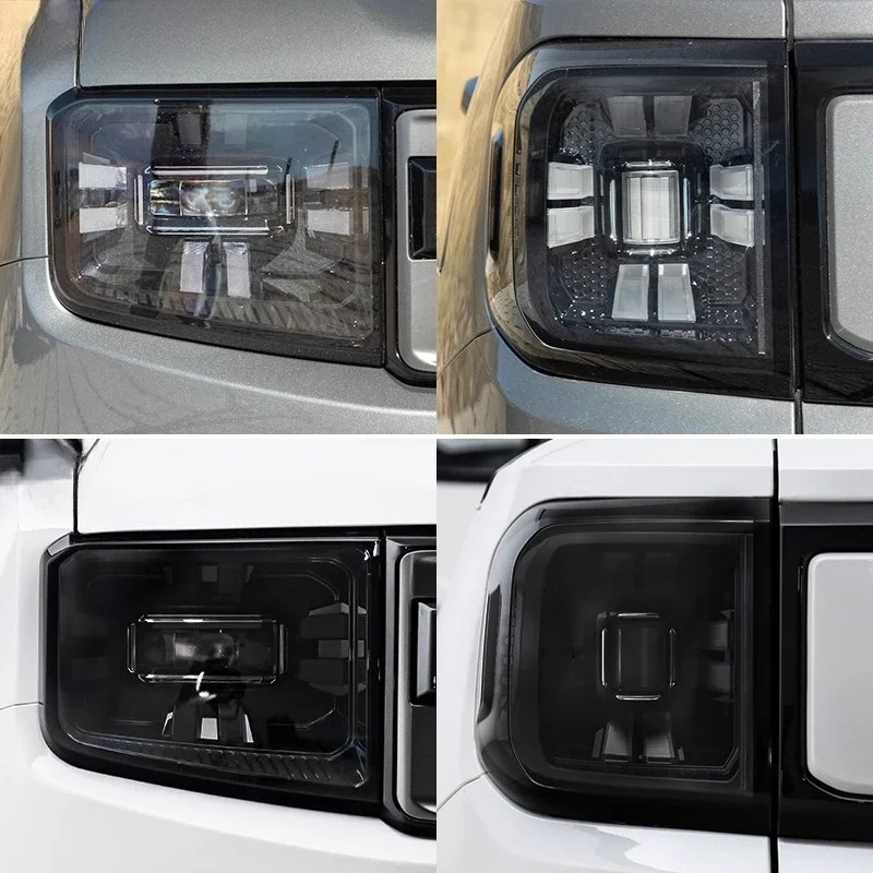 For JETOUR Freelancer Shanhai T1 Blackened Headlight Film Modified Middle Net Tail Light Protection and Color Changing Film