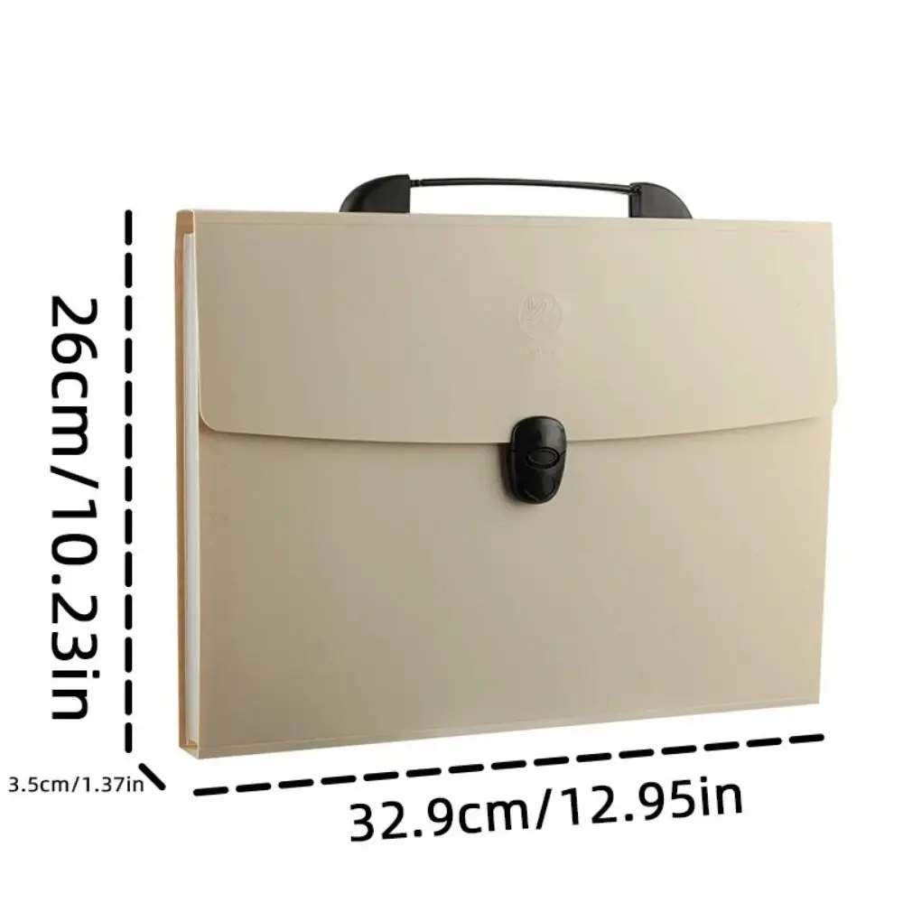 Bolsa de órgano de mano a prueba de humedad OG moda de gran capacidad 13 capas bolsa de órgano multicapa impermeable carpeta de archivos A4 familia