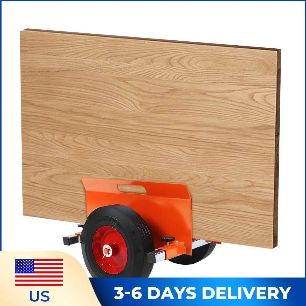 

Регулируемая тележка-зажим для панелей с цельнолитыми резиновыми колесами, грузоподъемность 1100 фунтов, с ручкой, для стеновых панелей, гипсокартона, фанеры