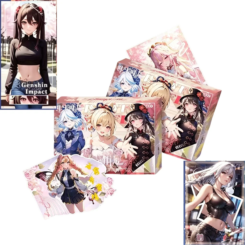 

Anime Waifu Trading Cards, Goddess Story Collection Cards, Rare Foil Holographic Cards, TCG CCG Collectible Card Game for Fans