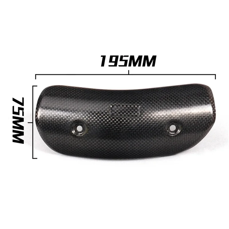 For Universal Motorcycle AR SC AK Exhaust Heat Shield Cover Muffler Link Pipe Protector Guard Anti-scalding Cover