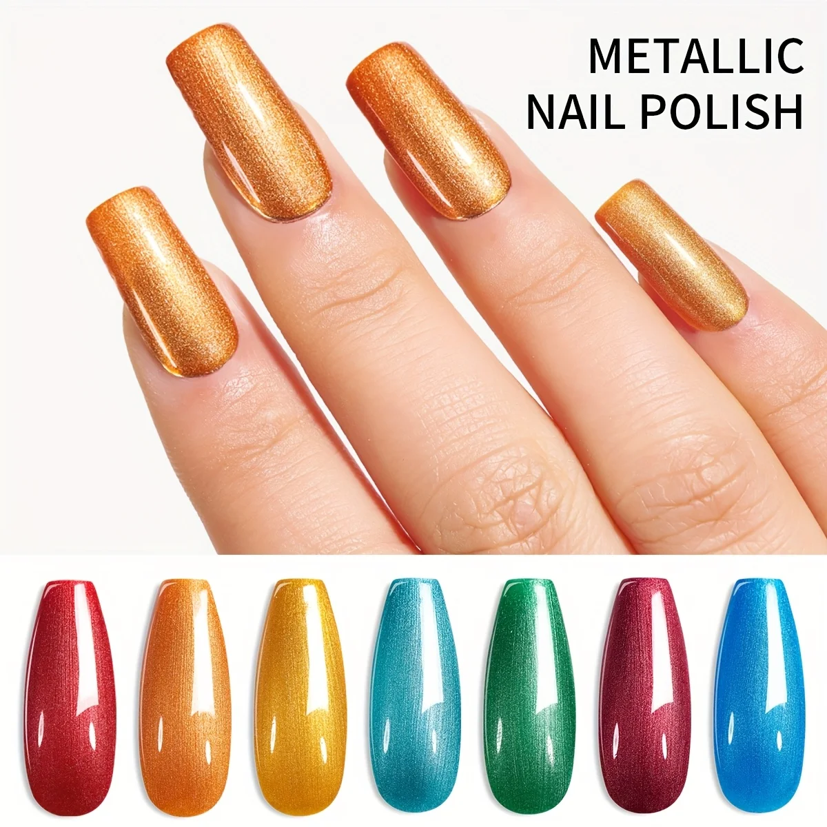 XEIJAYI 1Pc 15ML Metallic Painted Nail Gel Polish Nail Emboss UV Gel Sculpture Design, Magic Mirror Effect, For Manicure DIY