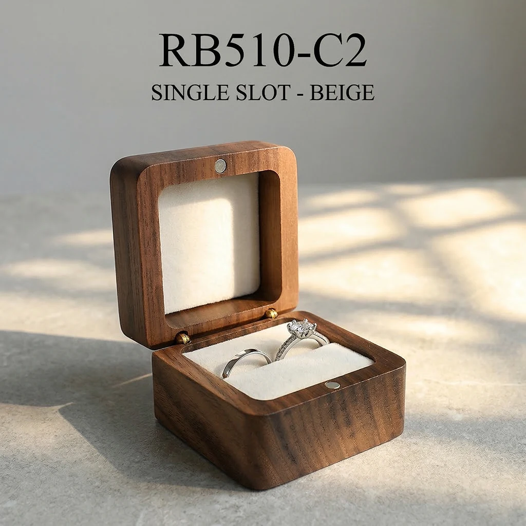 Holz-Ringbox Hochzeits-Schmuckorganizer Geschenkbox Personalisierte Gravur Heiratsantrag Ringhalter Armband Ohrring Verpackung