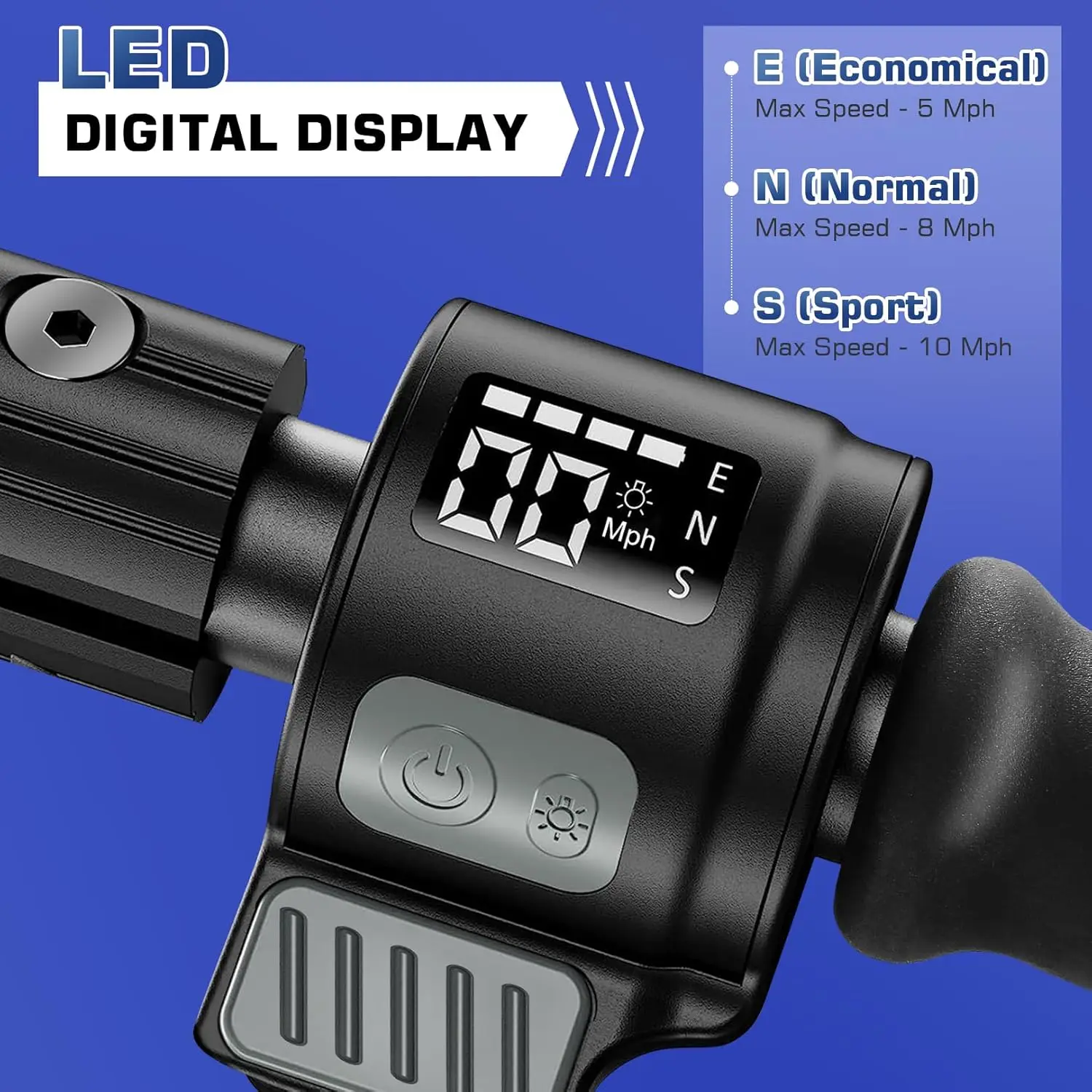 Kids Electric Scooter for Ages 6-14,150W Motor,4 Adjustable Height&Speed,LED Display&Colorful Lights,Best Gifts for Girls&Boys