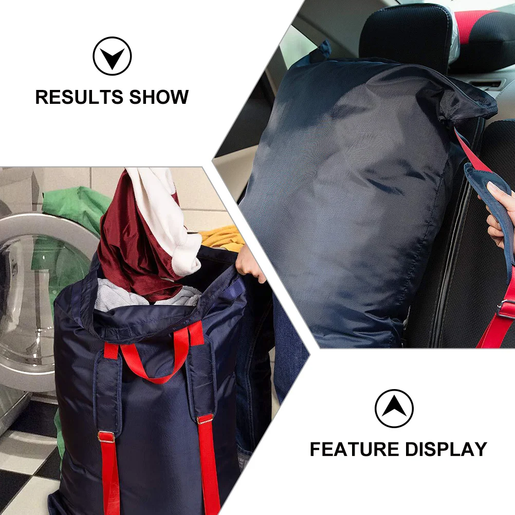 

Laundry Backpack Bag Organizer Fabric Reinforced Sutures Dorm Apartment Use Door Hook Light Easy Clean