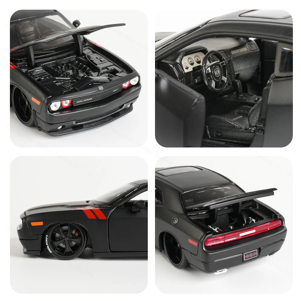 Maisto – voiture de sport Dodge Challenger, 1:24, 2008, véhicules statiques moulés, modèle de voiture, jouets de collection