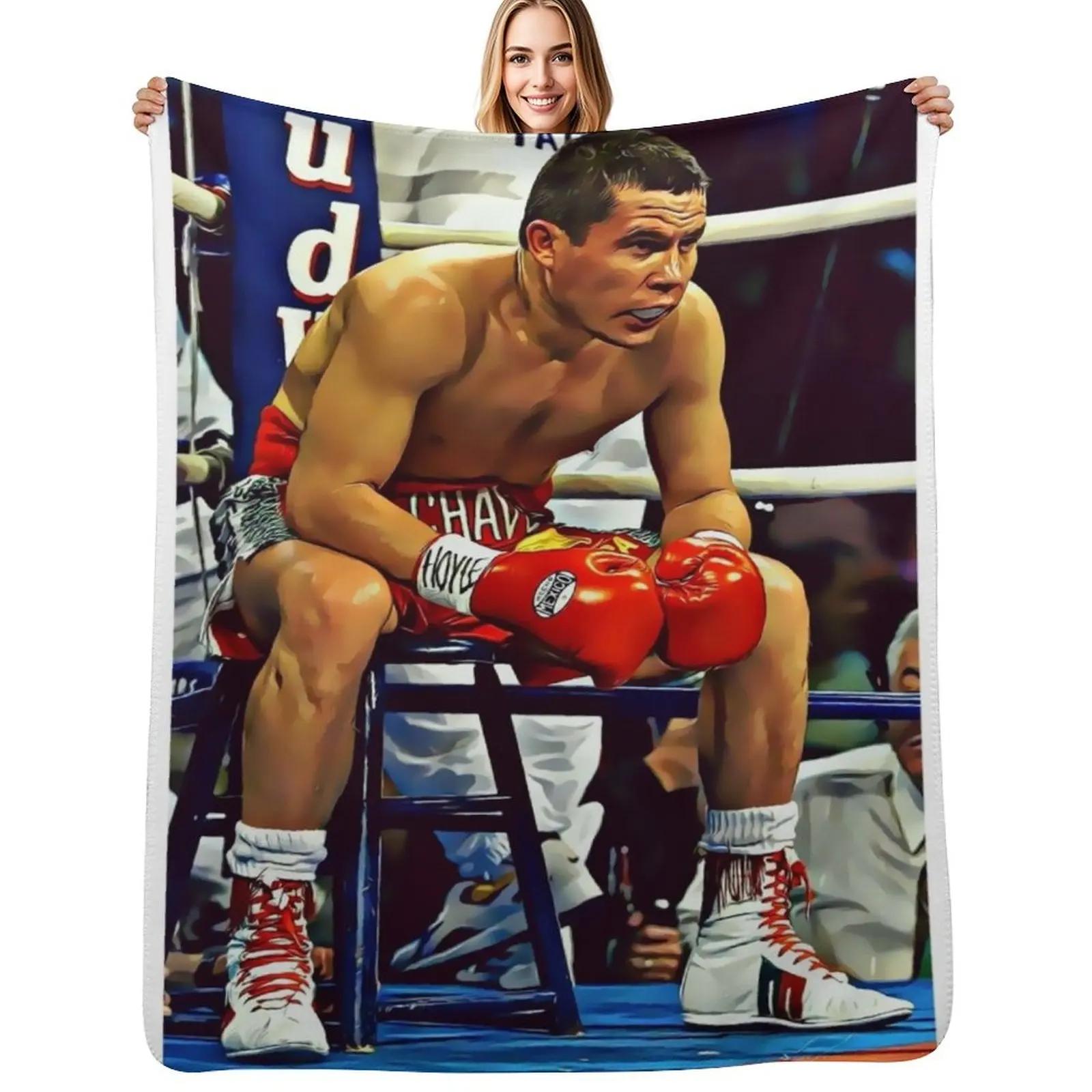 

Julio Cesar Chavez Throw Blanket Bed anime Cute Thin Blankets