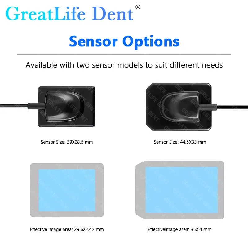 GreatLfie Dent Dental Sensor Kit Original Portable Dental X-ray Machine High Frequency X Ray Film Lab Equipment Dentistry