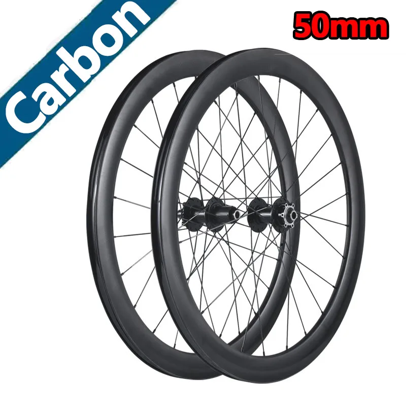 

Карбоновые дисковые колеса 700c для гоночного колеса шоссейного велосипеда, колеса с 24 отверстиями, ширина 50 мм, колесная пара, легкое карбоновое колесо для велосипеда