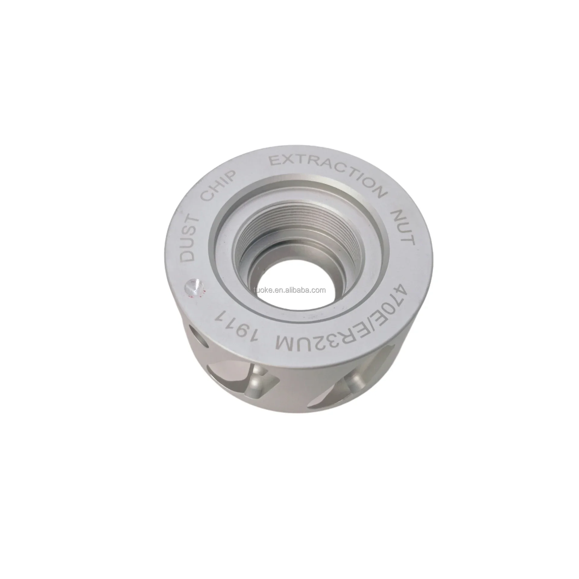 

TUOKE TK552 High Quality Manufacturer Dust Chip Extraction Nut ER25 for Woodworking CNC Machines