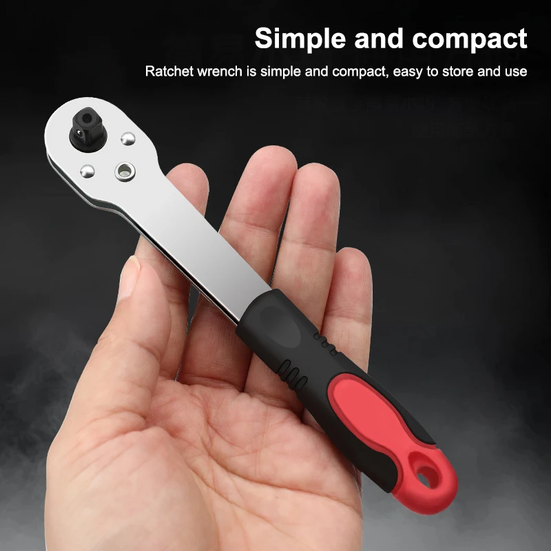 1/4inch Ratchet Wrench Reversible Ratchet Quick Releases 1/4 Ratchet Handle For Home Improvement Auto Repair