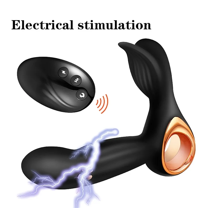 

Электрический стимулятор импульсный массажер простаты вибратор секс-игрушки для мужчин геев беспроводной с дистанционным подогревом вибрационная Анальная пробка мастурбатор