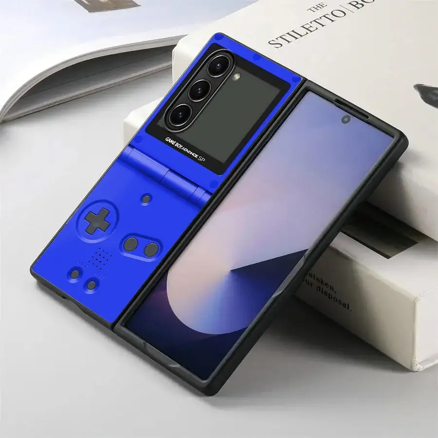 Classic Game Gaming Case for Samsung Galaxy Z Fold 7 6 5 4 3 ZFold5 ZFold6 ZFold3 ZFold7 ZFold4 Back Phone Cover