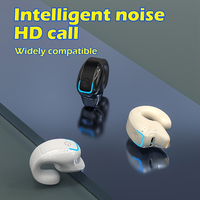GD28 Bluetooth Headphones Bone Conduction TWS Ear Clip With Mic Noise Reduction Lightweight Business Sports Game Headset