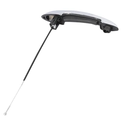 Front Left Passenger Side Exterior Door Handle with Cable Chrome for mi-ni R50 R53 R55 R56 R58 Cooper One JCW 51217198472