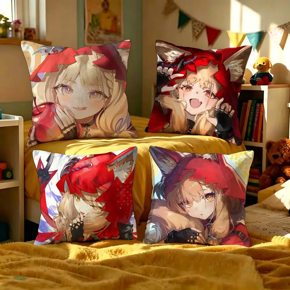 A-Arknights Pillow Cushion Cover Pillowcase Living Room Sofa Home Decor Customized