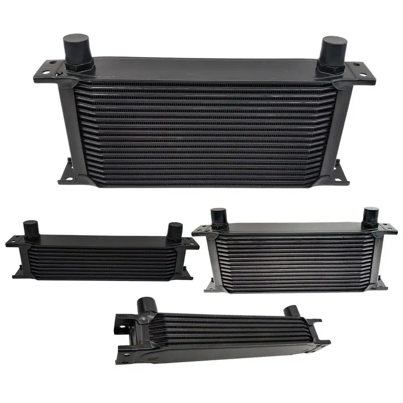 AN10 British Type Aluminum Radiator Car Transmission Oil Cooler 7/10/13/16/19/25/30 Rows Engine Oil Cooler Replacement