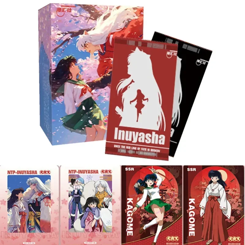 

New LEKA Inuyasha Collection Cards Higurashi Kagome Kikyo Paper Card Anime Character Game Card Kids Toy Halloween Christmas Gift