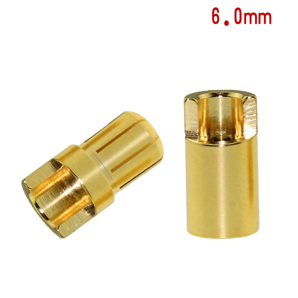 2.0mm、3.5mm、4mm、5.5mm、6mm、8mmのバレットバナナプラグ金メッキオス・メスコネクタ（RCモーターESCアクセサリー用）を大量に仕入れる