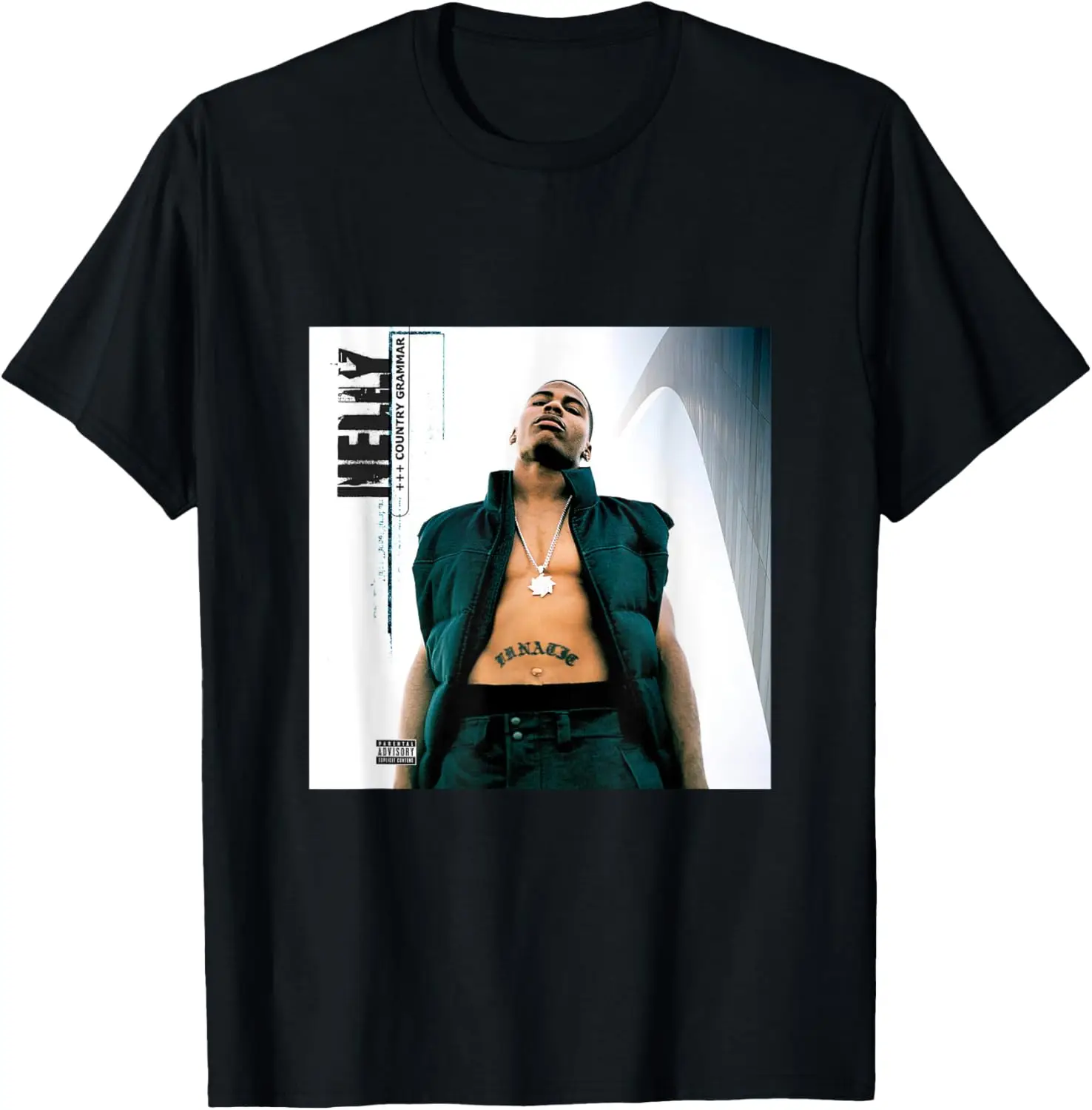 ROCK BANDNelly's Country Grammar Album Cover Derrty Entertainment T-ShirtHip - Hop