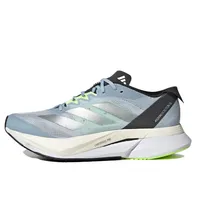 Adidas Adizero Boston 12 Mesh Fabric All-match Anti-slip Wear Comfortable Lightweight Low-top Carbon Plate Running Shoes For Men