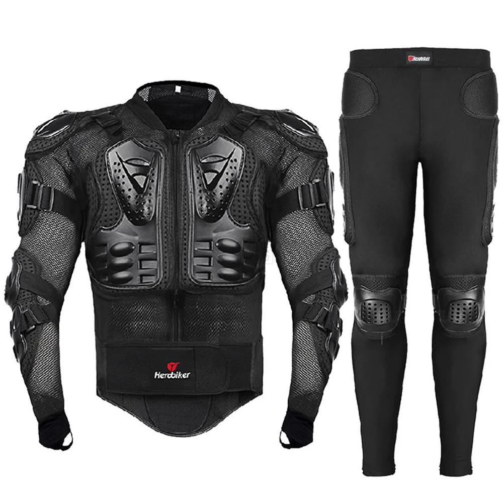 

5XL Motorcycle Jackets Men's Full Body Armor Protection Jackets Motocross Enduro Racing Moto Protective Equipment Clothes