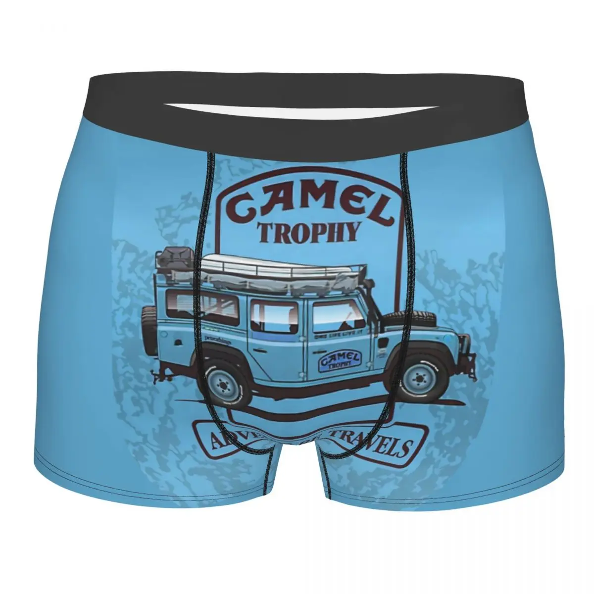 

Camel Trophy Defender 110 Boxer Shorts For Men 3D Printed Underwear Panties Briefs Soft Underpants