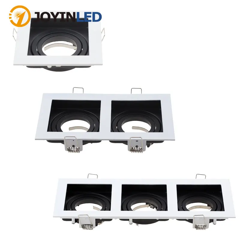 

Square Recessed LED Ceiling Lamp Frame Spotlights Fixture for Commercial Lighting Background Indoor Lighting Interior Decoration