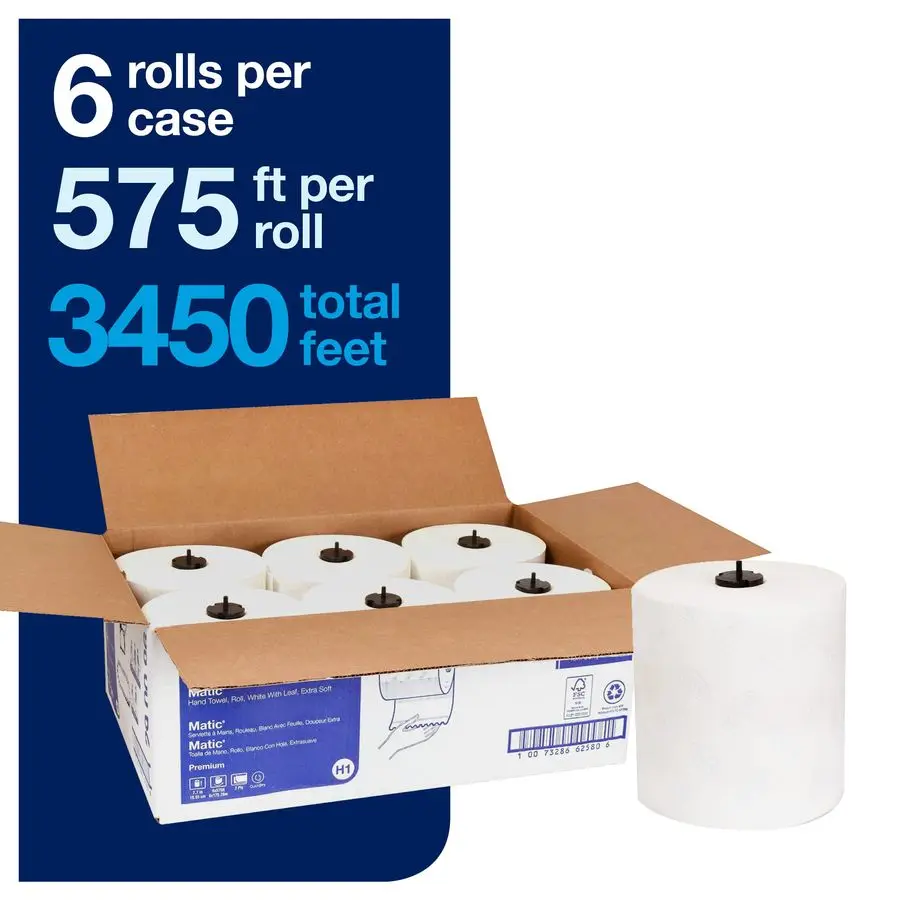 Matic Soft Hand Towel Roll amp Mini Jumbo Bath Tissue Roll Toilet Paper Towels with Advanced Soft Quality, Compatible with T2 Di