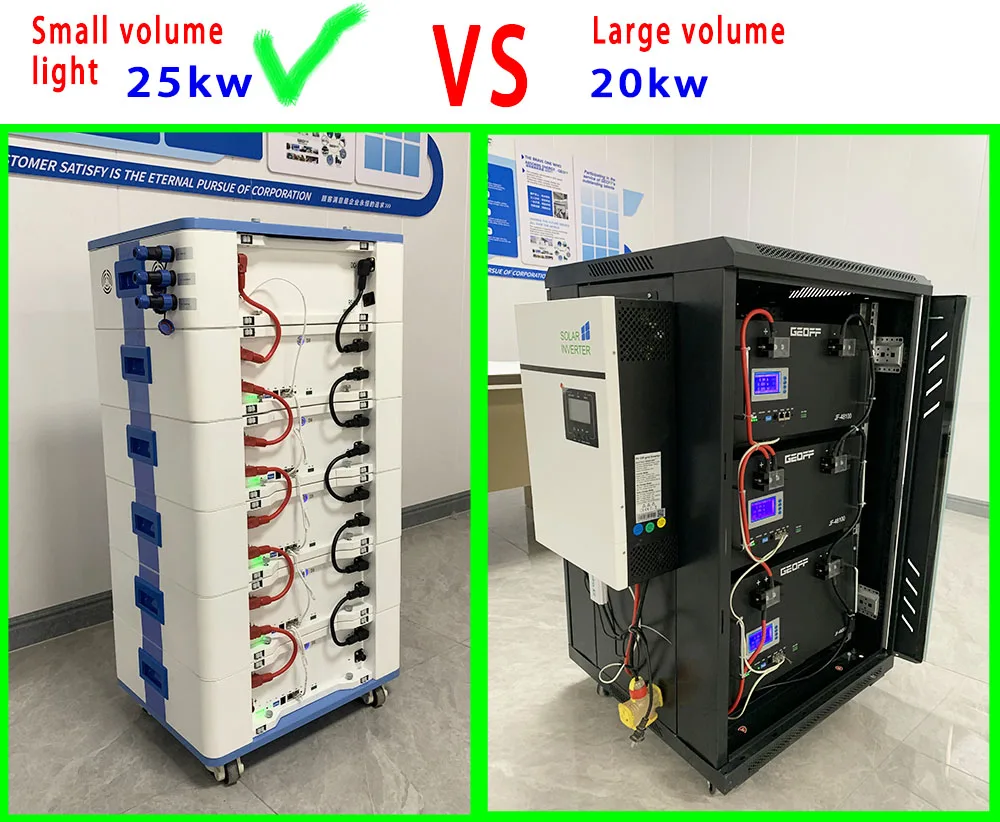 GEOFF Integrated Hybrid Solar System Home Energy Storage System Stacked Iron Lithium Battery Pack CATL 20kw 25kw 45kw 100kwh