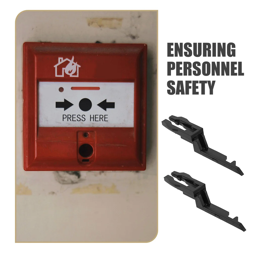 15 Pcs Fire Switch Button Emergency Door Release Key Bedroom Alarm Ring Plastic Safety