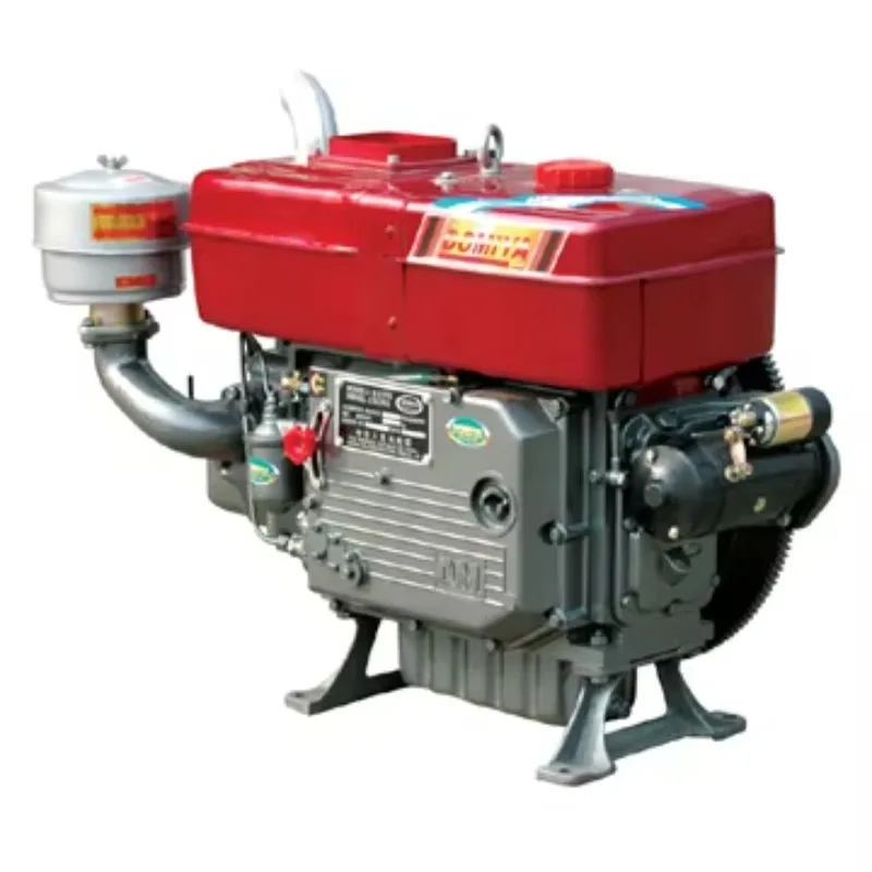 

ZS1125M 25hp Single Cylinder Diesel Engine 160310 Water-Cooled With Electric Start New Condition