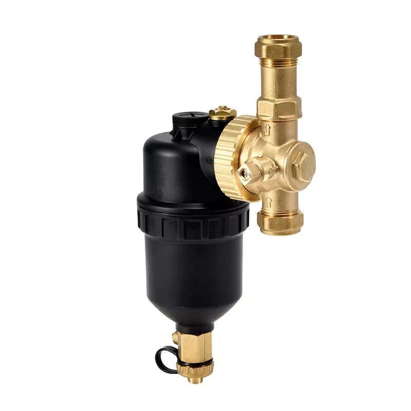 Brass Valve Magnetic Filter with Control Structure for Boilers and Underfloor Heating Manifold Systems
