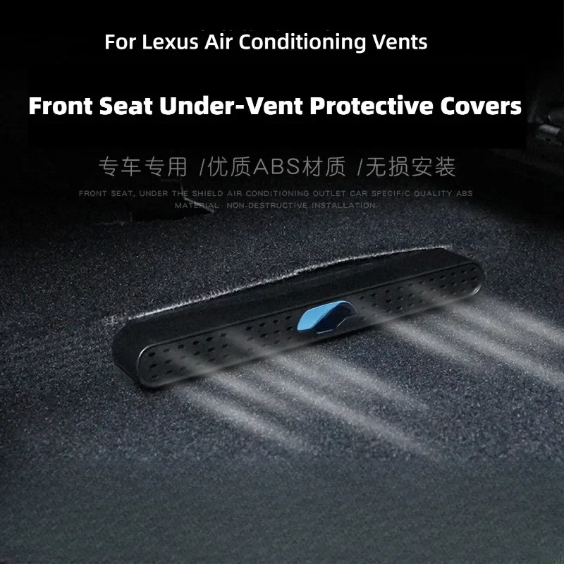 For Rear Air Outlet Frame Fit Lexus RX ES200 ES260 ES300h UX, Rear Air Condition Vent Protective Cover Interior Mod Accessories