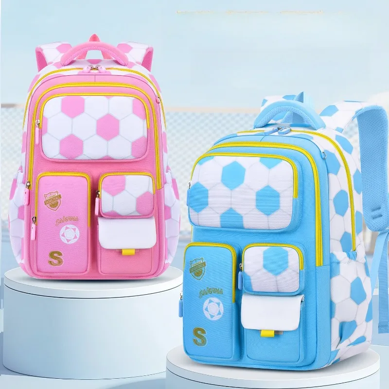 3PCS/SET Backpack Nylon Material Geometric Pattern Backpack Set Wear‑resistant Water‑repellent Fabric Multi‑pocket Travel