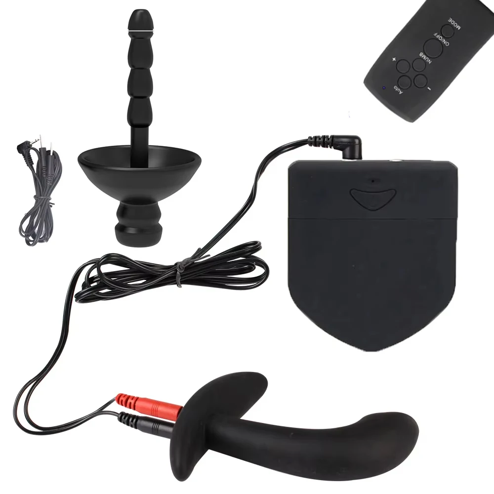 Tapón Anal de descarga eléctrica para orgasmo de próstata masculino, electroestimulador de pene, varilla de dilatación uretral SM, sonda médica, herramientas sexuales urinarias