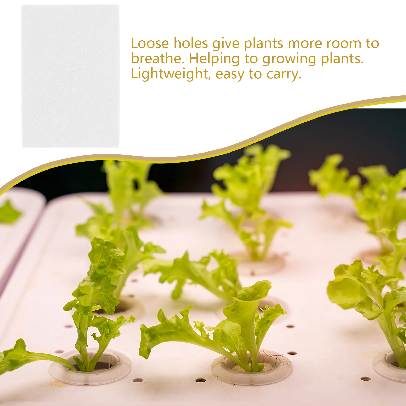 

Hydroponic Sponge Grow Sponges for Soilless Cultivation Lightweight Planting Tray Kits Vegetable Soilless Growing Tools