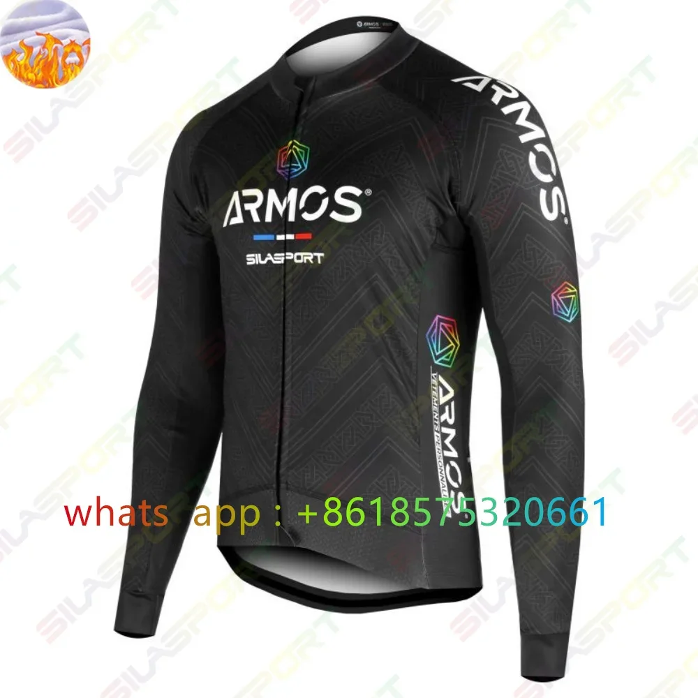 

Autumn and Winter Mountain Bike Clothing Men's Bike Jacket Long Sleeved Warm Windproof Coat Riding Jacket Mtb Bike race Clothing