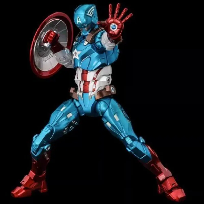 Marvel série capitão américa meninos e meninas bonito e legal anime super-herói escudo figura brinquedo ornamentos como presentes para crianças