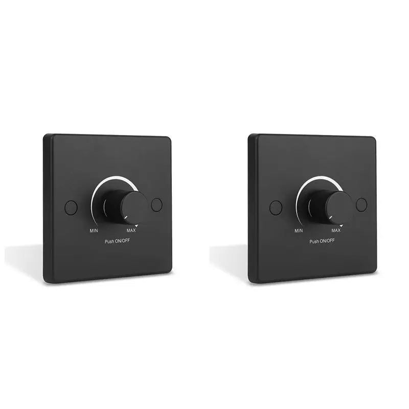 A98E-2X RV Light Dimmer Light Switch Control Panel 12-24V 5A Universal PWM Dimmer Low Voltage Dimmer