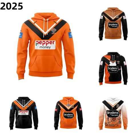Wests Tigers 2025 홈 후디