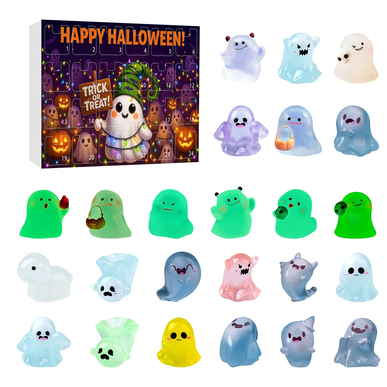 Kitchen Timer Cute Owl Glow In The Dark Halloween Advent Calendar Mystery Desktop Ornament Christmas Countdown Calendar Kids