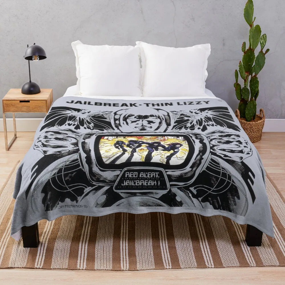 

Seventies Cartoon album cover Throw Blanket