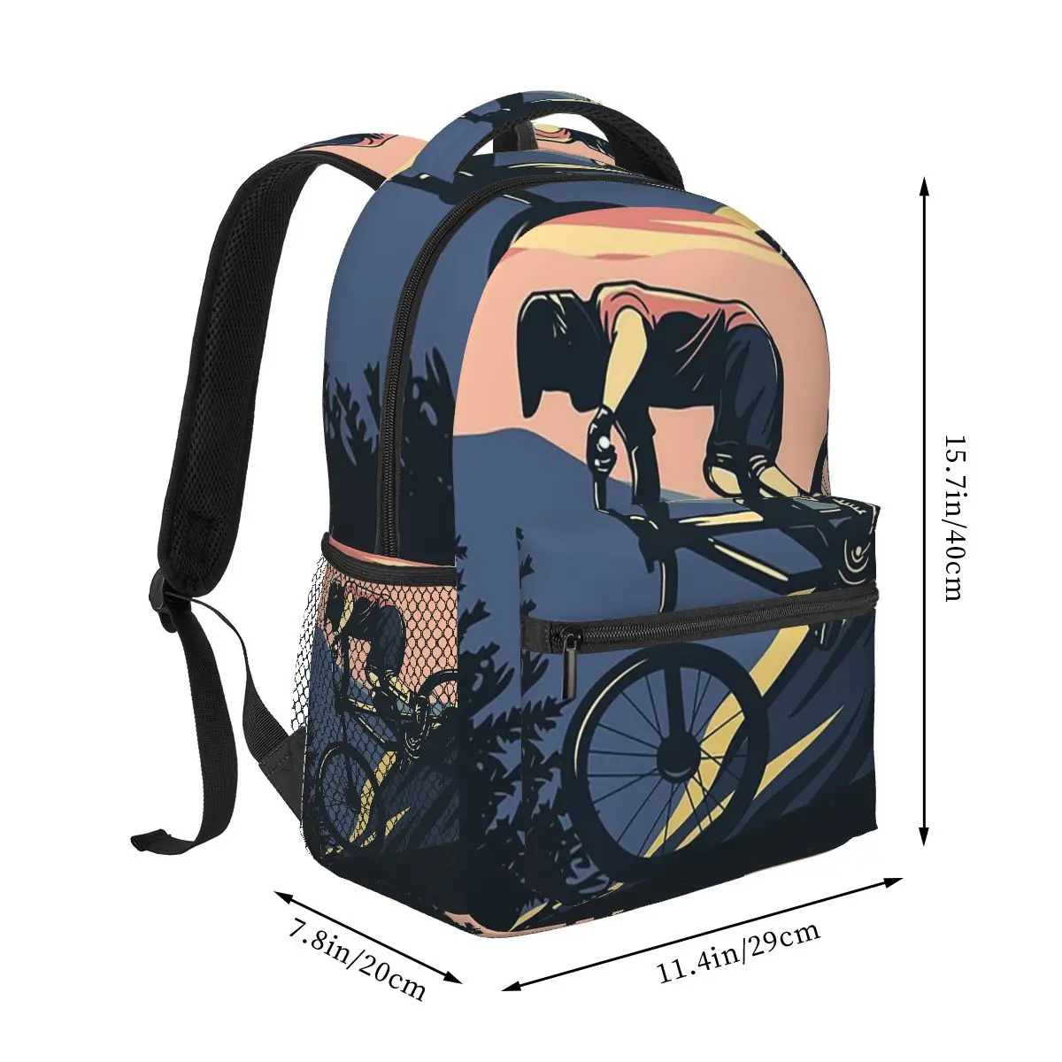 Mountain Bike Cycle Downhill Mount MTB Backpacks Boys Girls Bookbag Students School Bags Cartoon Laptop Rucksack Shoulder Bag