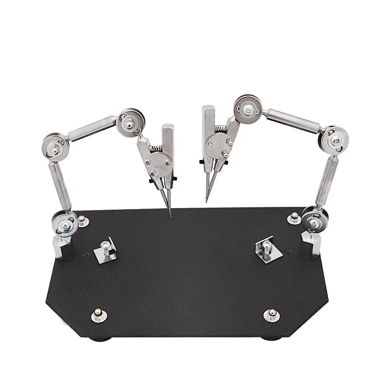 Welding Fixture Three Hands Table Clamp Double Head Welding Fixture Paving Table Welding Clamp