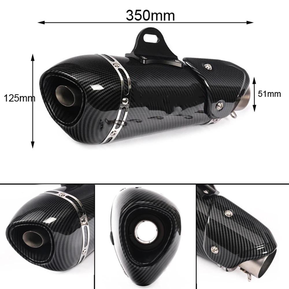 Motorcycle Exhaust Hot Sale Full Systems Pipe Motorcycle Muffler Escape Moto Racing For Yamaha MT-07 FZ-07 YZF MT07 FZ07 TRACER