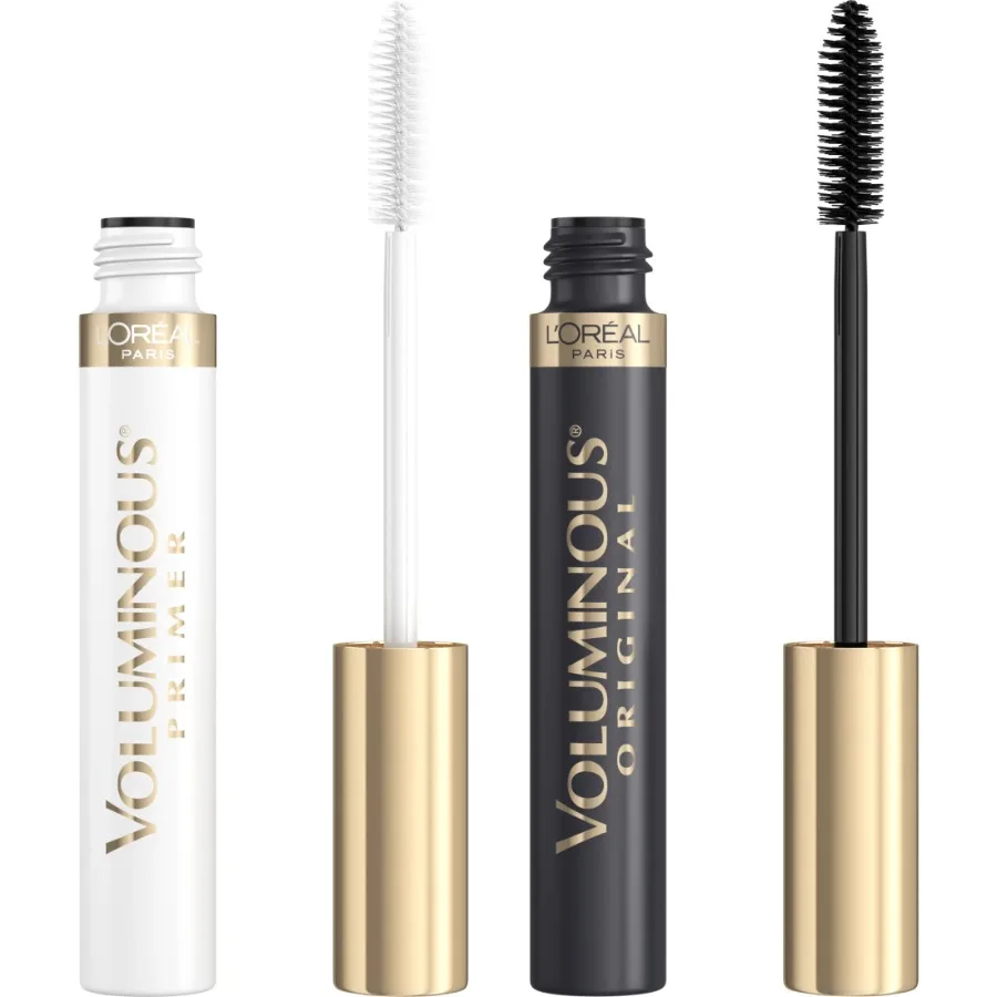 Mascara base primer voluminosa, nero più nero