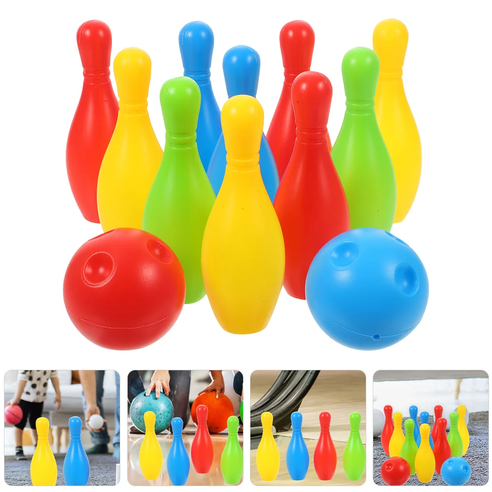 

Mini Bowling outside Toys for Kids Small Games Interesting Pe Plastic Toddler Indoor