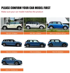Car Covers Outdoor Sun UV Snow Waterproof Dust Protection For Mini Cooper R56 R55 R60 F54 F55 F56 F60 Styling Accessories Slive