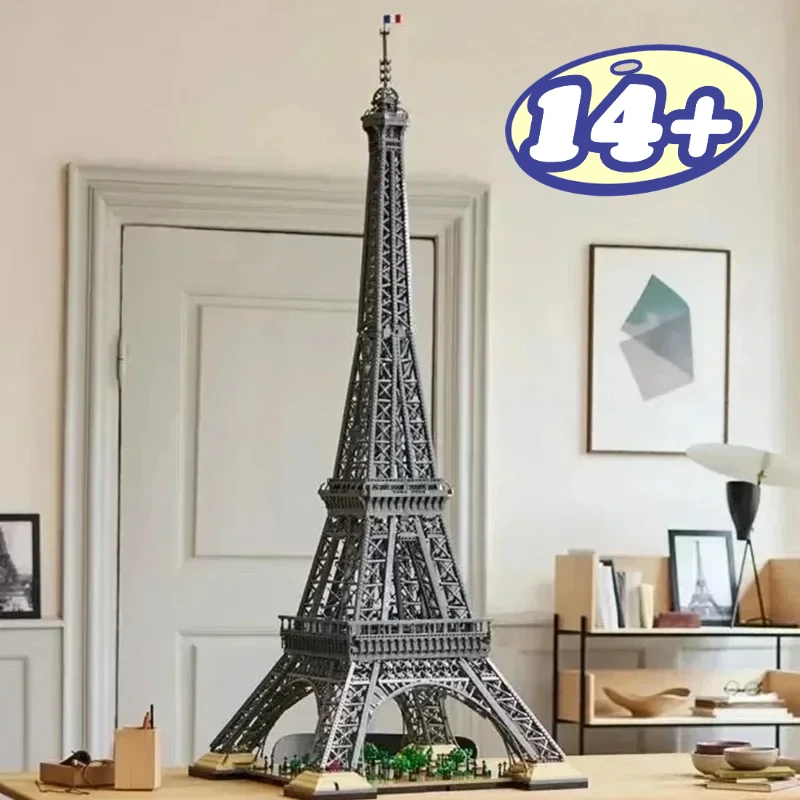

MINISO 10001 PCS Large Eiffel Tower Building Blocks Bricks Kids Birthday Christmas Gifts Toy Compatible 10307 10181 17002